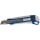 Нож технический КОБАЛЬТ лезвие 18 мм, двухкомпонентный корпус, металлическая направляющая, автостоп, блистер